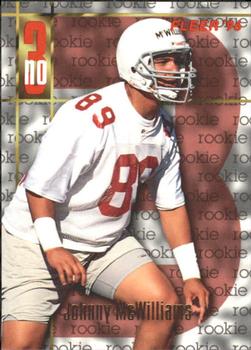 Johnny McWilliams Arizona Cardinals 1996 Fleer NFL Rookie Card #168